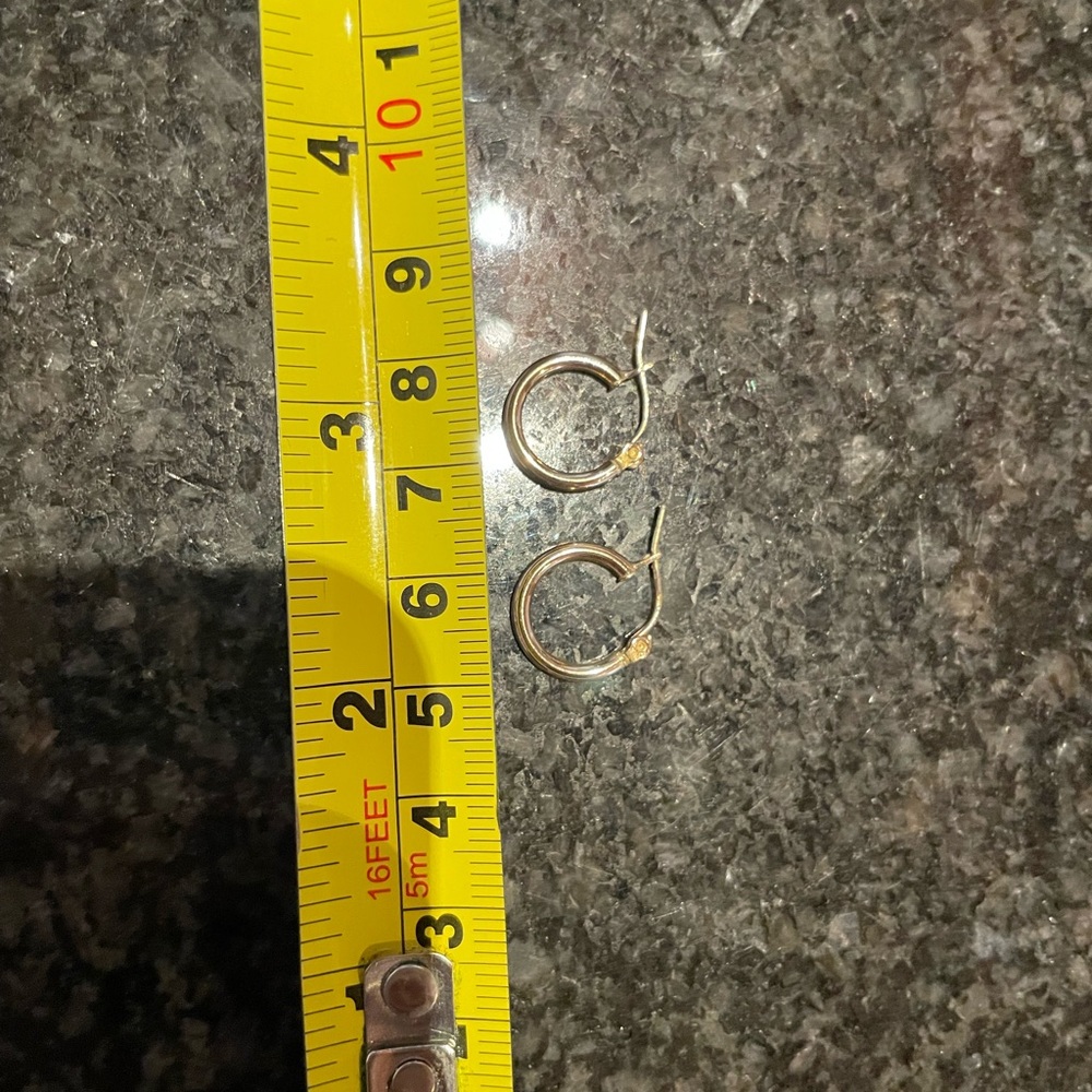 Solid Gold 10k Hoop Earrings